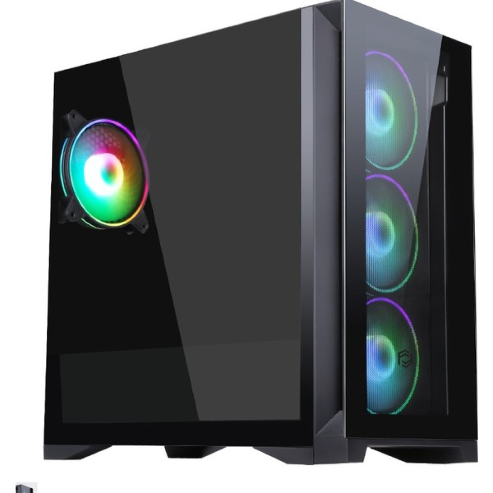 Frısby FC-9450G Moro 750W 80+ Bronze Siyah Dual-Ring Rgb Fan Mid Tower Atx Kasa PC Kasaları Fiyatı