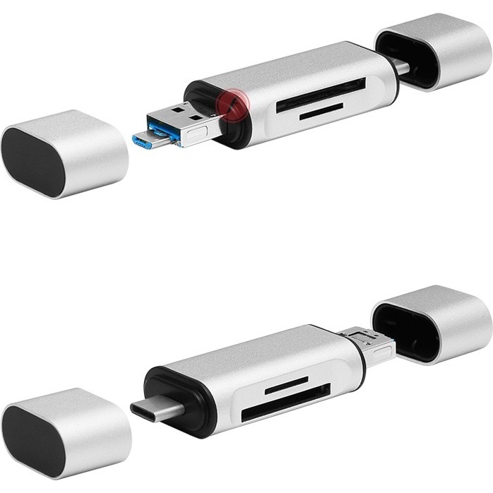 Frisby FCR-5410S USB 3.0 SD/TF - Micro USB/Type-C OTG Taşınabilir Kart Okuyucu Bilgisayar Çevirici ve Adaptörü Fiyatı