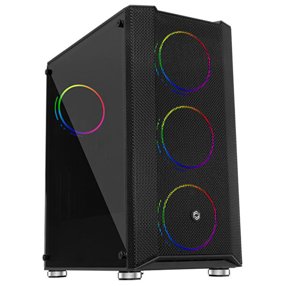 Frisby Panda Fc-9405G 650 W 80+ 4x120 MM Double Slim Ring RGB Fan Temperli Cam Mesh USB 3.0 ATX Mid-Tower Bilgisayar Kasası Masaüstü Bilgisayar Fiyatı