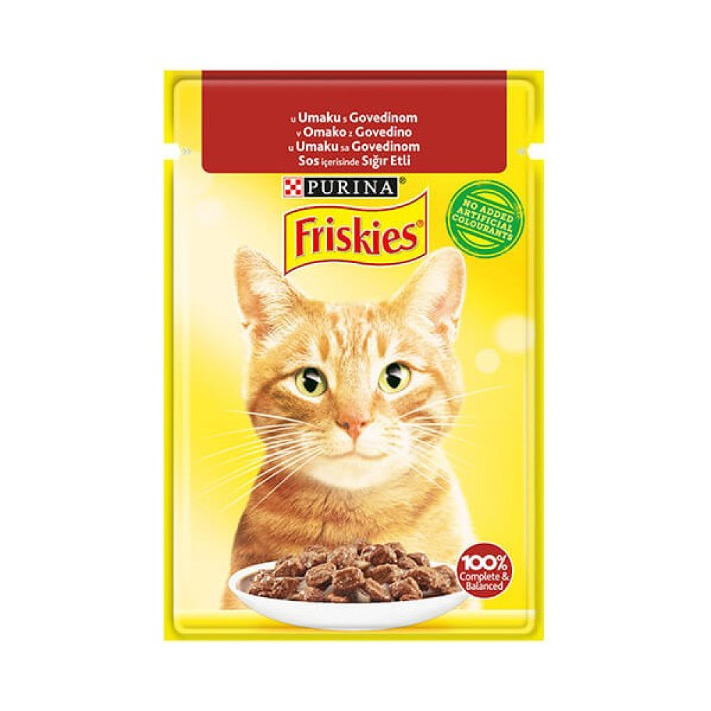 Friskies Biftekli Pouch Kedi Konservesi 6X85 gr Evcil Hayvan Ürünleri Fiyatı