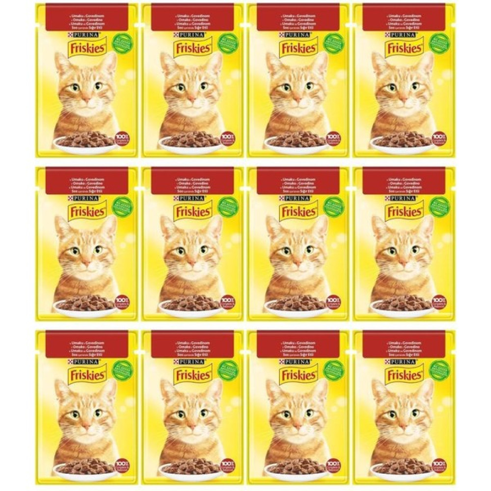 Friskies Sığır Etli Soslu Yaş Kedi Maması 85 gr x 12 Adet Evcil Hayvan Ürünleri Fiyatı