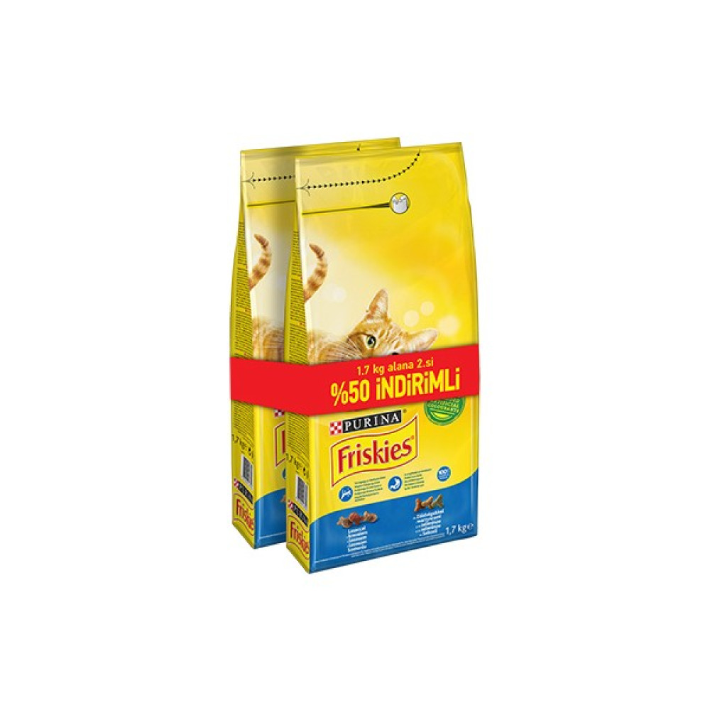 Friskies Somonlu Sebzeli Yetişkin Kedi Maması 2 x 1 7 Kg Evcil Hayvan Ürünleri Fiyatı