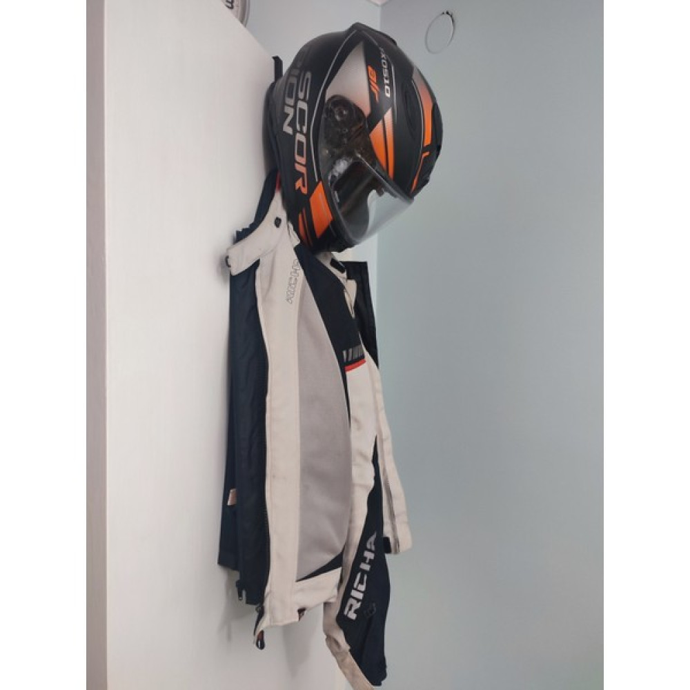 FRM Motosiklet Bisiklet Scooter Kask ve Mont Kapı Askısı Kapı Arkası Askılık - Mat Siyah Eşya Saklama / Düzenleme Fiyatı