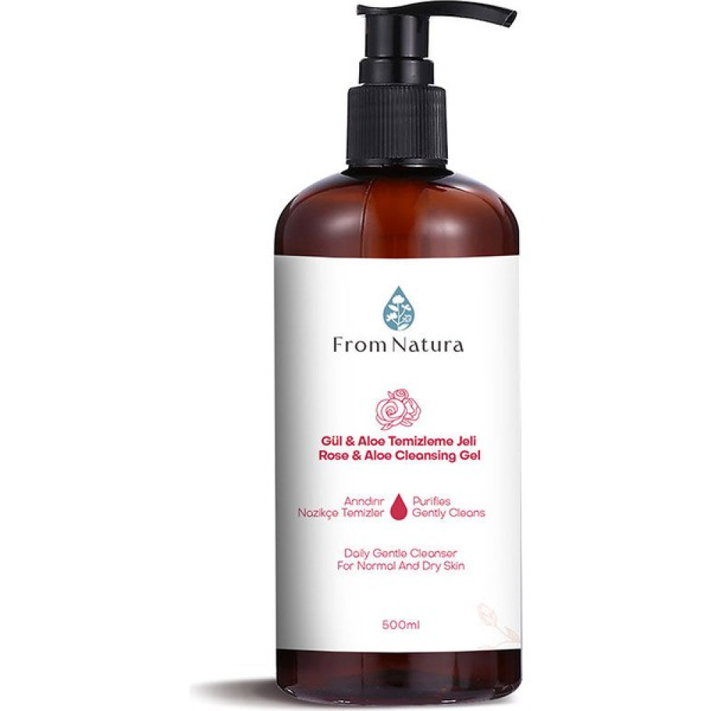 From Natura Gül Aloe Temizleme Jeli 500 ml Cilt Temizleme ve Peeling Fiyatı