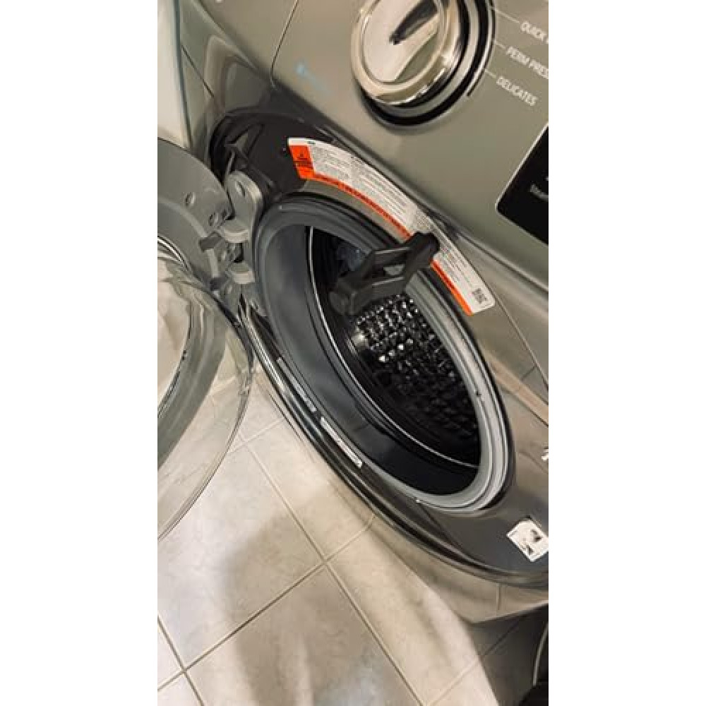 Front Load Washer Machine Door Prop, Washing Machine Door Prop Stopper Magnetic, Washer Door Prop Holder for Most Washing Machines (DarkBlack)