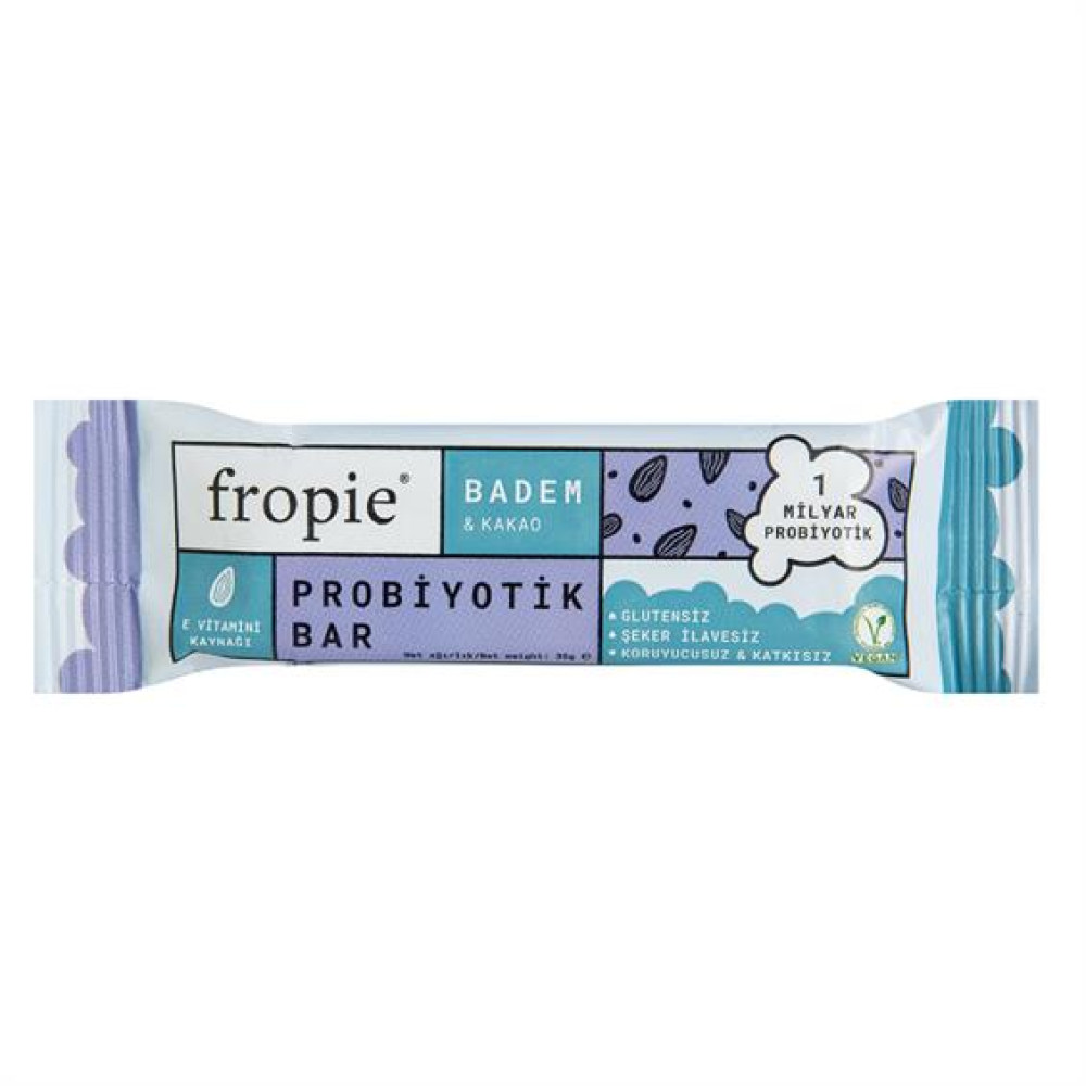 Fropie Badem&Kakao Probiyotik Bar 35 gr Granola ve Bar Fiyatı