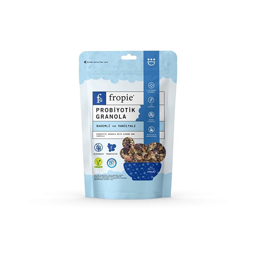 Fropie Bademlı & Vanılya Probiyotik Granola 200 g Kahvaltılık Gevrek Fiyatı