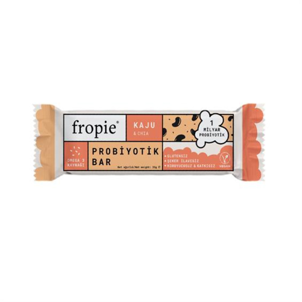 Fropie Kaju&Chia Probiyotik Bar 35 gr Granola ve Bar Fiyatı