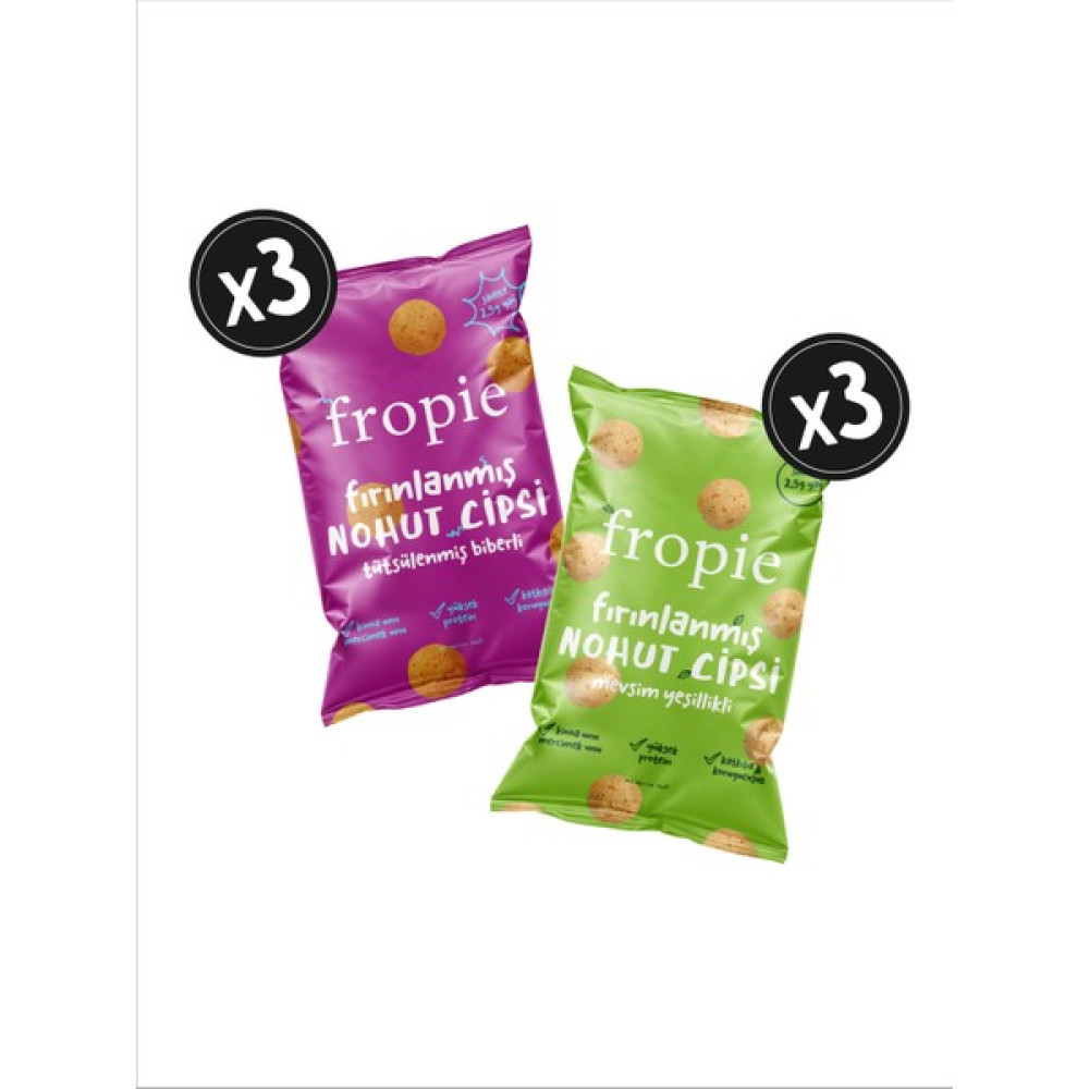 Fropie Nohut Cipsleri Mega Paketi - 50 gr Diğer Fiyatı