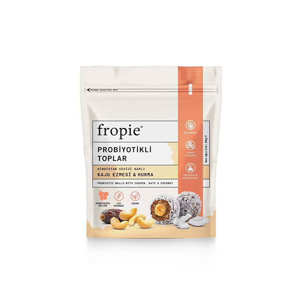 Fropie Probiyotikli Kaju Ezmesi Ve Hurma Topu 80 G Bisküvi ve Kek Fiyatı