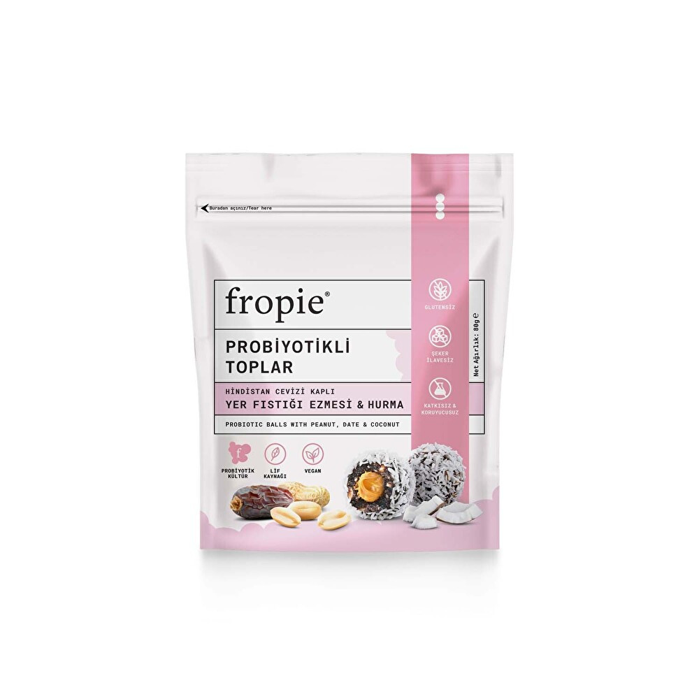 Fropie Probiyotikli Ve Yerfıstığı Ezmesi Hurma Topu 80 G Bisküvi ve Kek Fiyatı