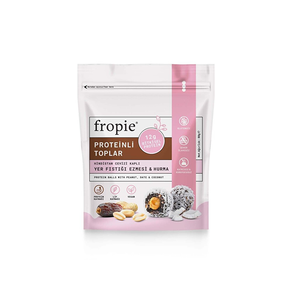 Fropie Proteinli Ve Yerfıstığı Ezmesi Hurma Topu 80 G Bisküvi ve Kek Fiyatı