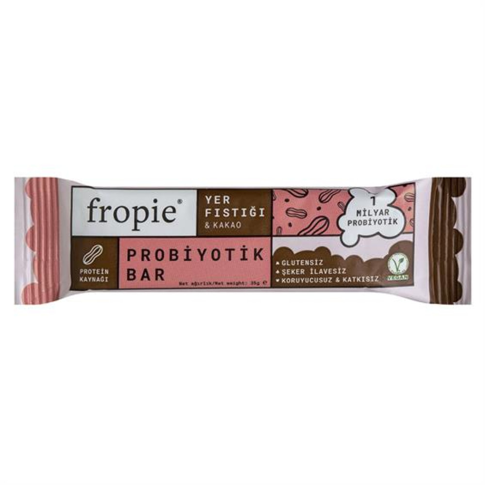 Fropie Yer Fıstığı&Kakao Probiyotik Bar 35 gr Granola ve Bar Fiyatı
