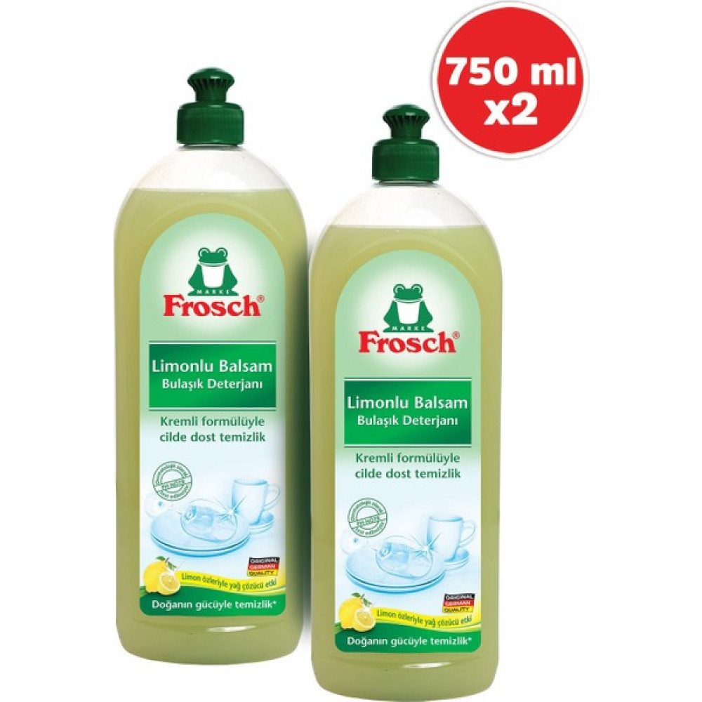Frosch Limonlu Bulaşık Balsamı 750 ml 2'li - 1,5 lt Bulaşık Yıkama Fiyatı