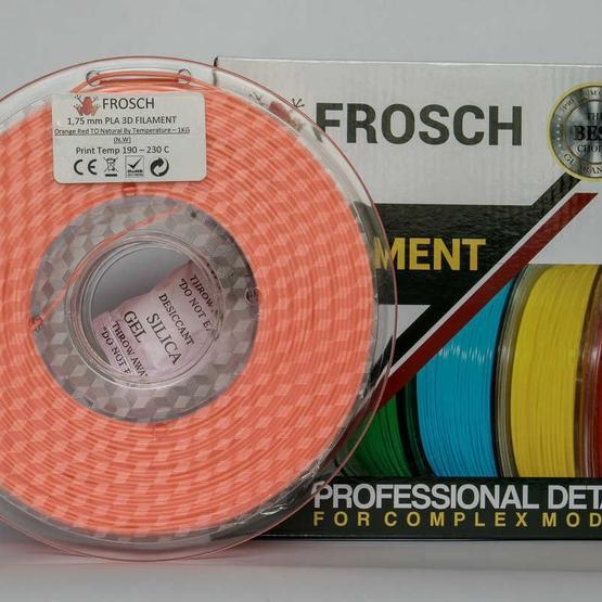 Frosch PLA Kırmızı Turuncu Renk Değiştiren 1.75 mm Filament Filament Fiyatı