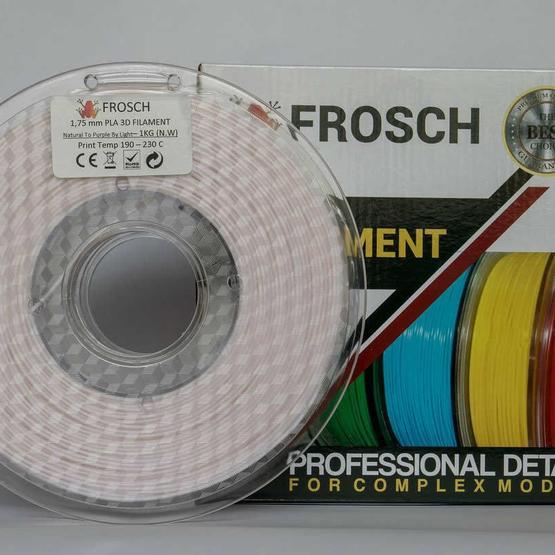 Frosch PLA Naturel Mor Renk Değiştiren 1.75 mm Filament Filament Fiyatı