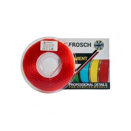 Frosch PLA Transparan Kırmızı 1.75 mm Filament Filament Fiyatı