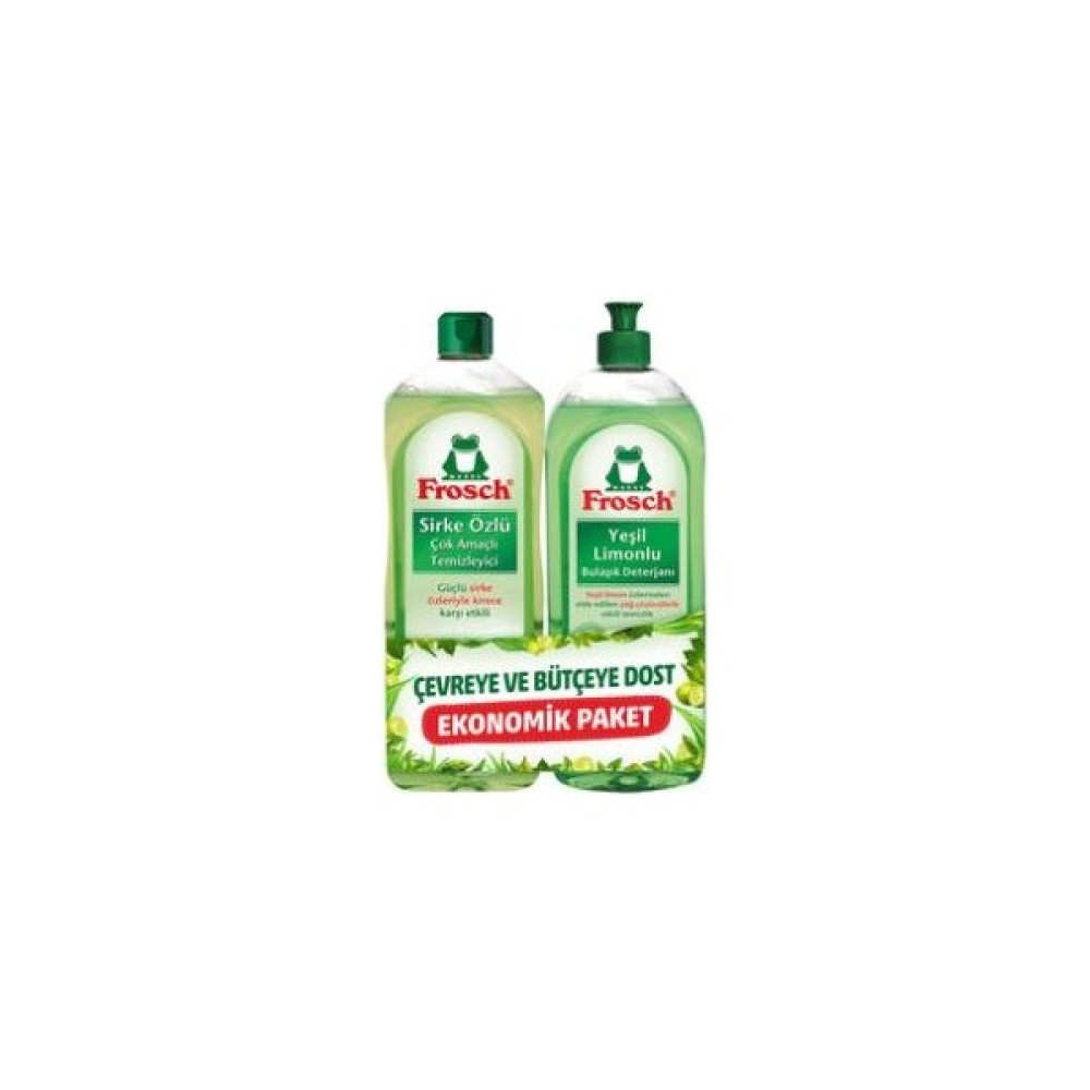 Frosch Sirke Özlü Yeşil Limon Bulaşık Deterjanı Set - 1,7 lt Bulaşık Yıkama Fiyatı
