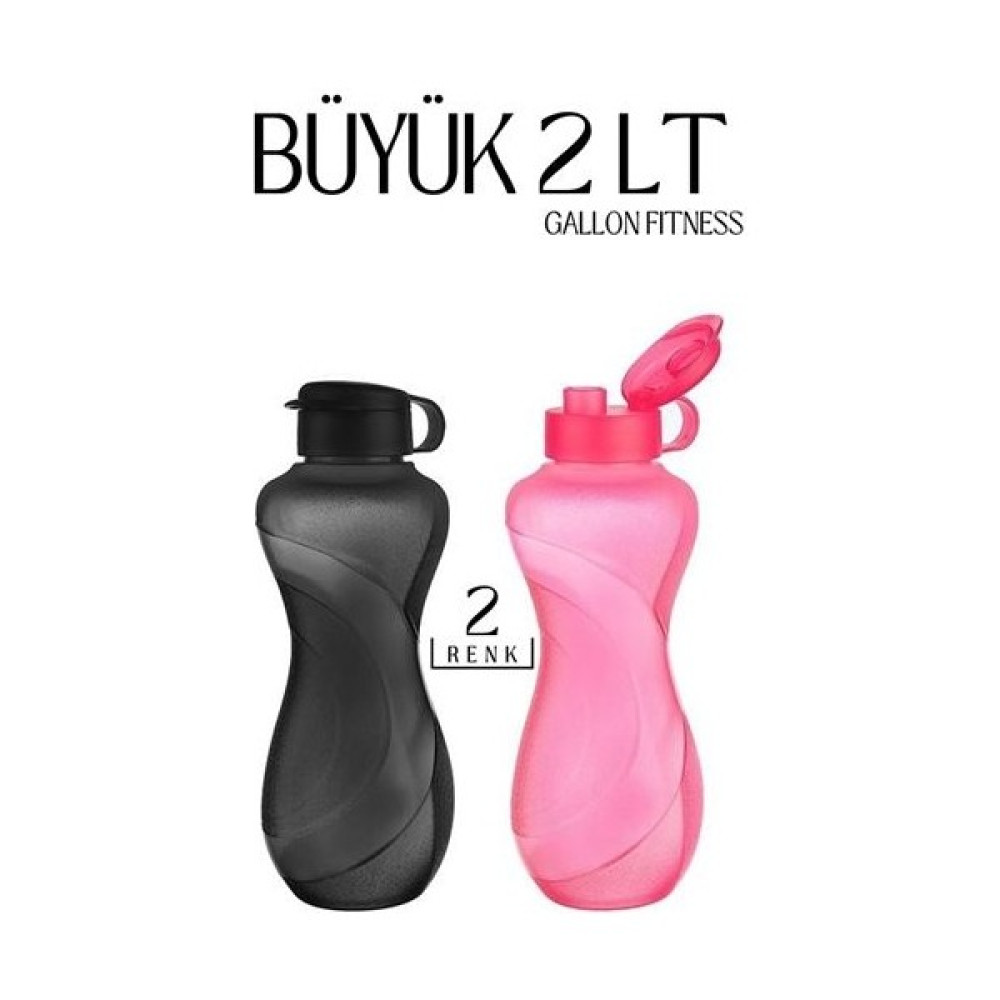 Frosh Transformacion 12 Adet 2 Lt Büyük Sporcu Matarası 2 Renk Gallon Fitness 718456 Suluk Fiyatı