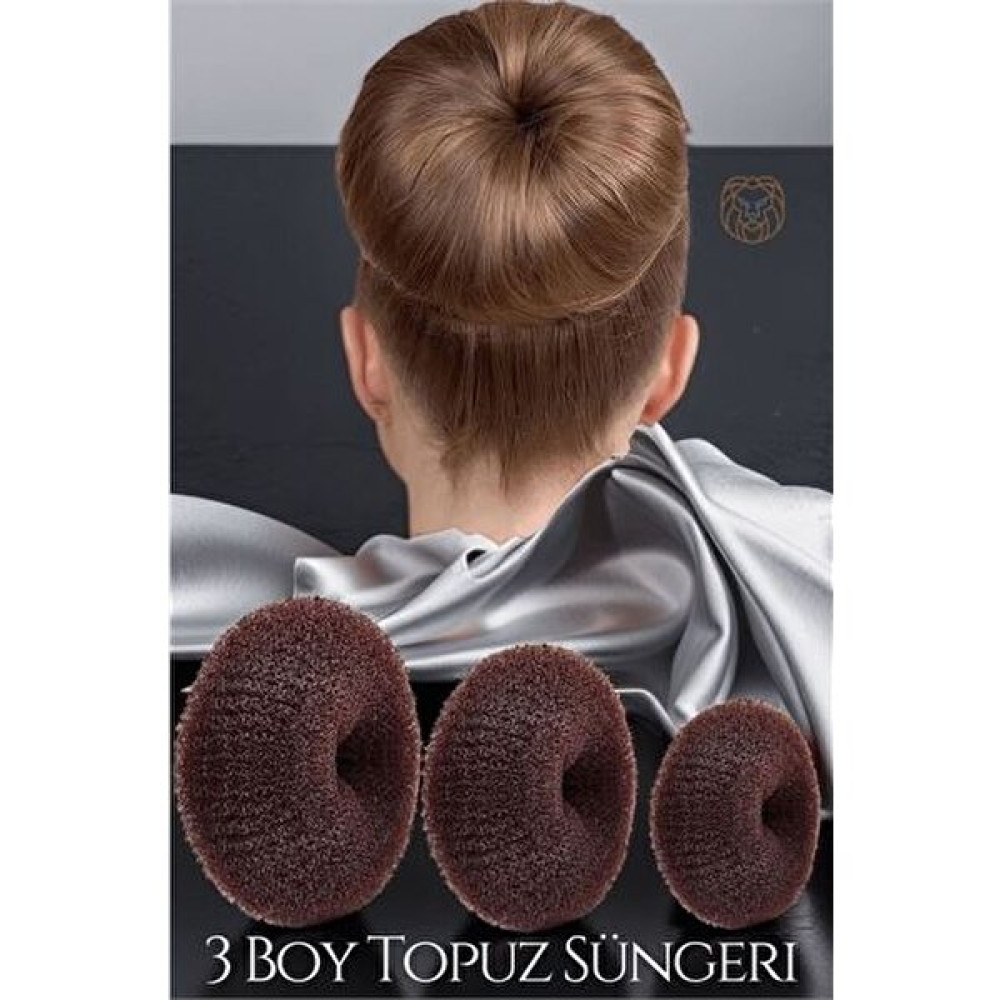 Frosh Transformacion Kahve Saç Topuz Süngeri 3 Boy Forero Design 719271 Saç Fırçası ve Tarağı Fiyatı