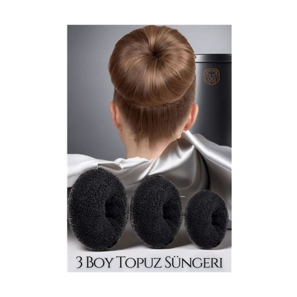 Frosh Transformacion Siyah Saç Topuz Süngeri 3 Boy Forero Design 719269 Saç Fırçası ve Tarağı Fiyatı