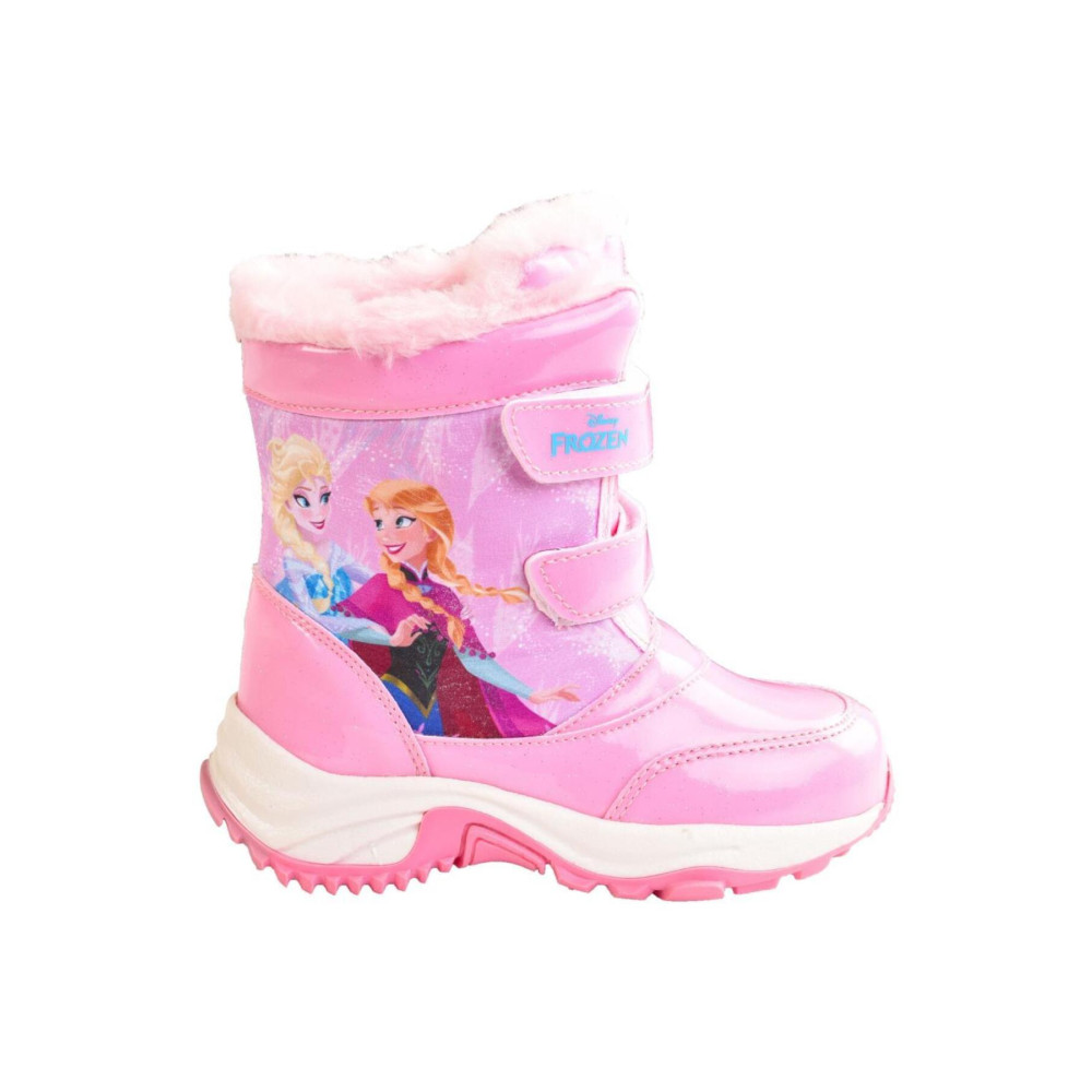 Frozen Elsa Kız Çocuk Pembe / Lila Kaymaz Taban İçi Kürklü Kar Botu 33 Beden Kadın Botları Fiyatı
