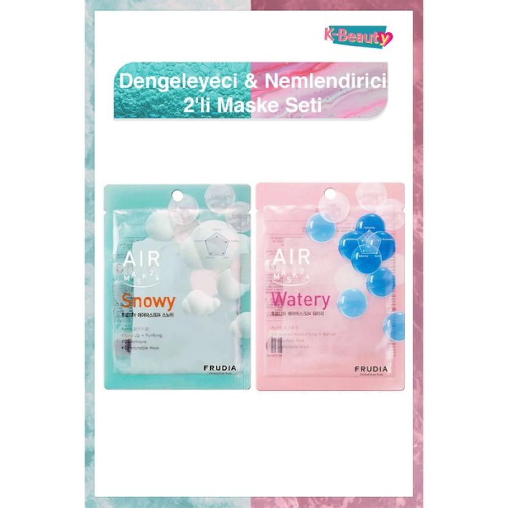 Frudia Aiır Snowy Maske + Frudia Air Watery Maske 2'li Set Maskeler Fiyatı