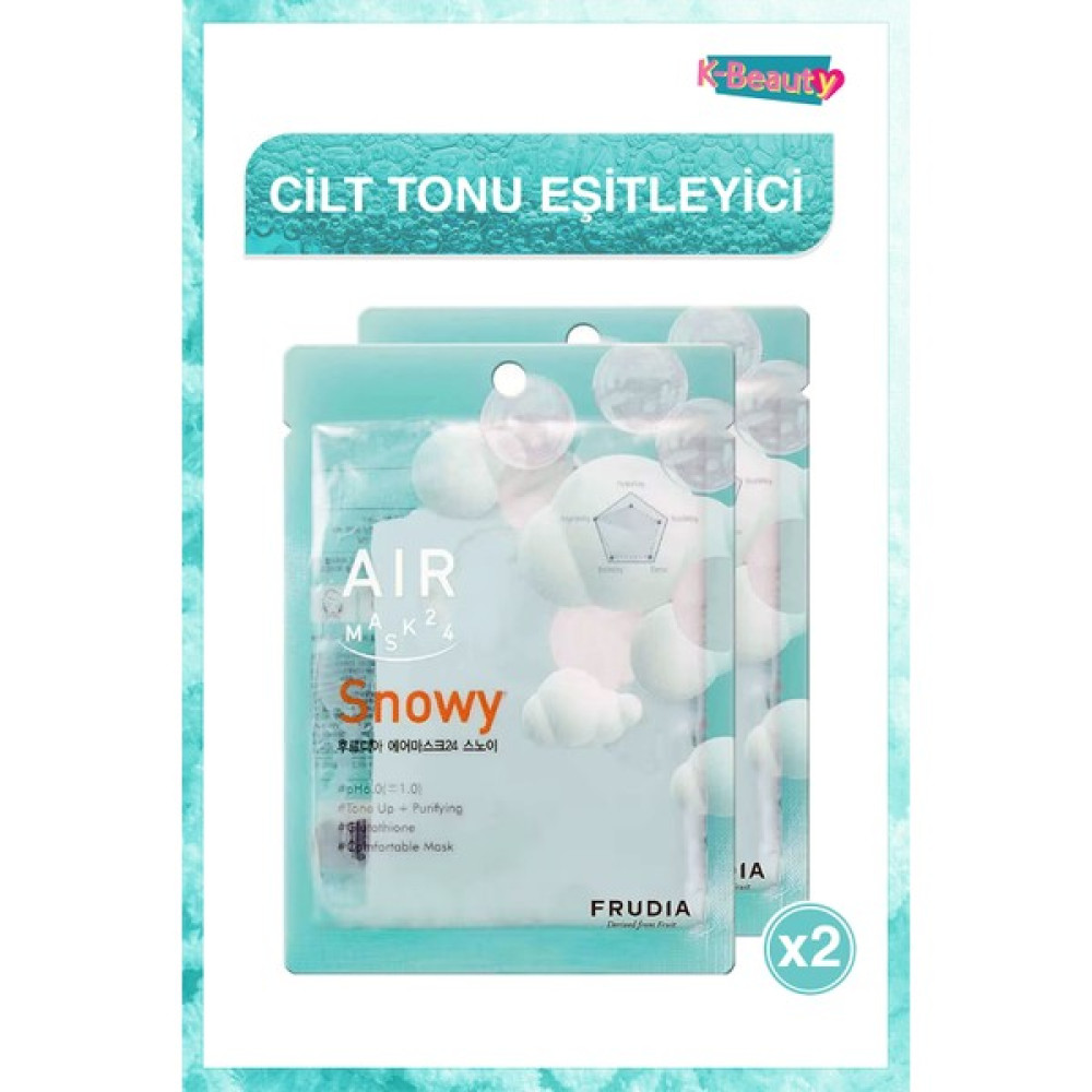 Frudia Air Snowy Dengeleyici Maske 25 ml x 2 Adet Maskeler Fiyatı