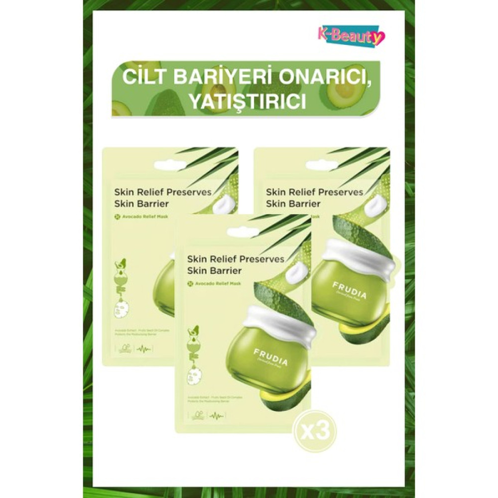 Frudia Avocado Relıef Maske 3 Adet Maskeler Fiyatı