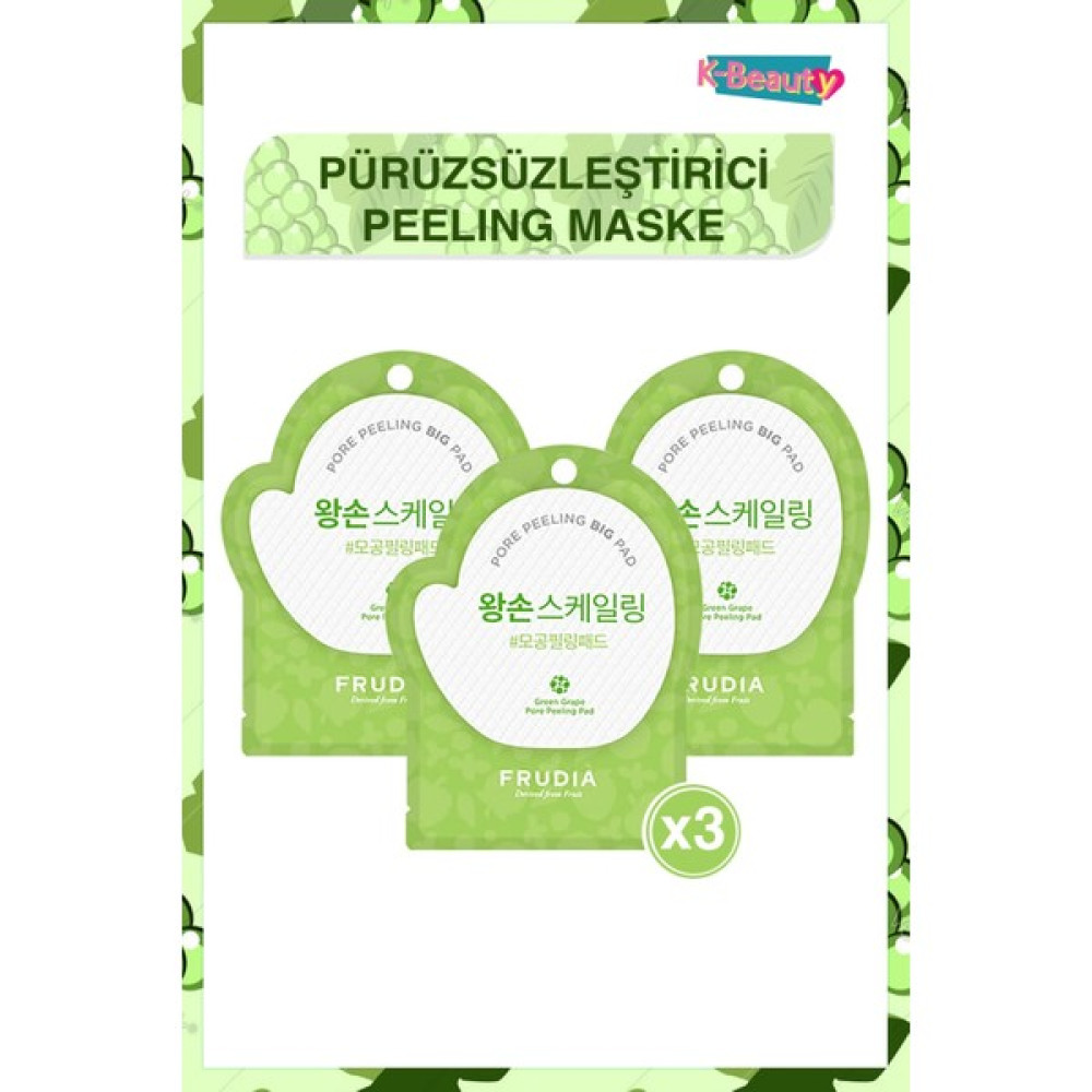 Frudia Green Grape Gözenek Kontrol Pore Peeling Pedi 3 Adet Maskeler Fiyatı