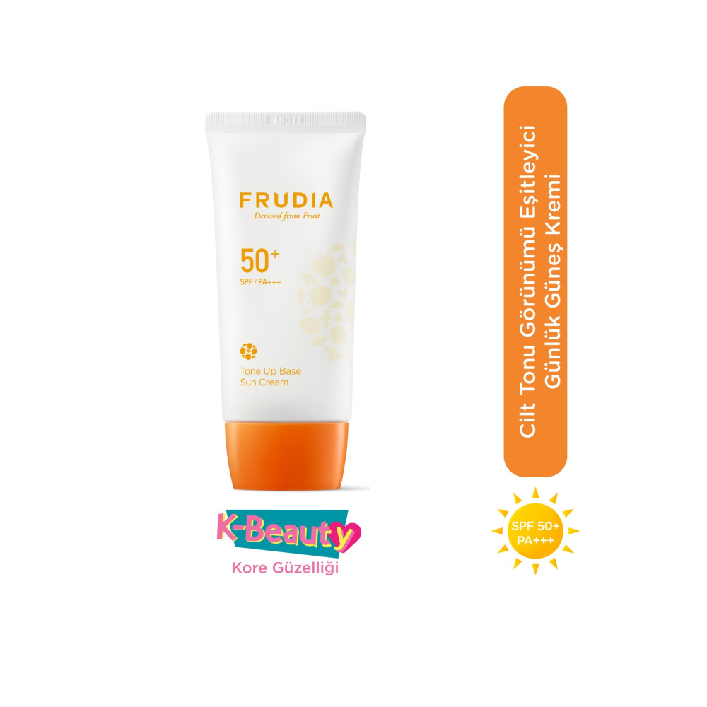 FRUDIA Tonlayıcı Güneş Kremi 50 gr Spf50 Güneş Kremleri ve Losyonları Fiyatı