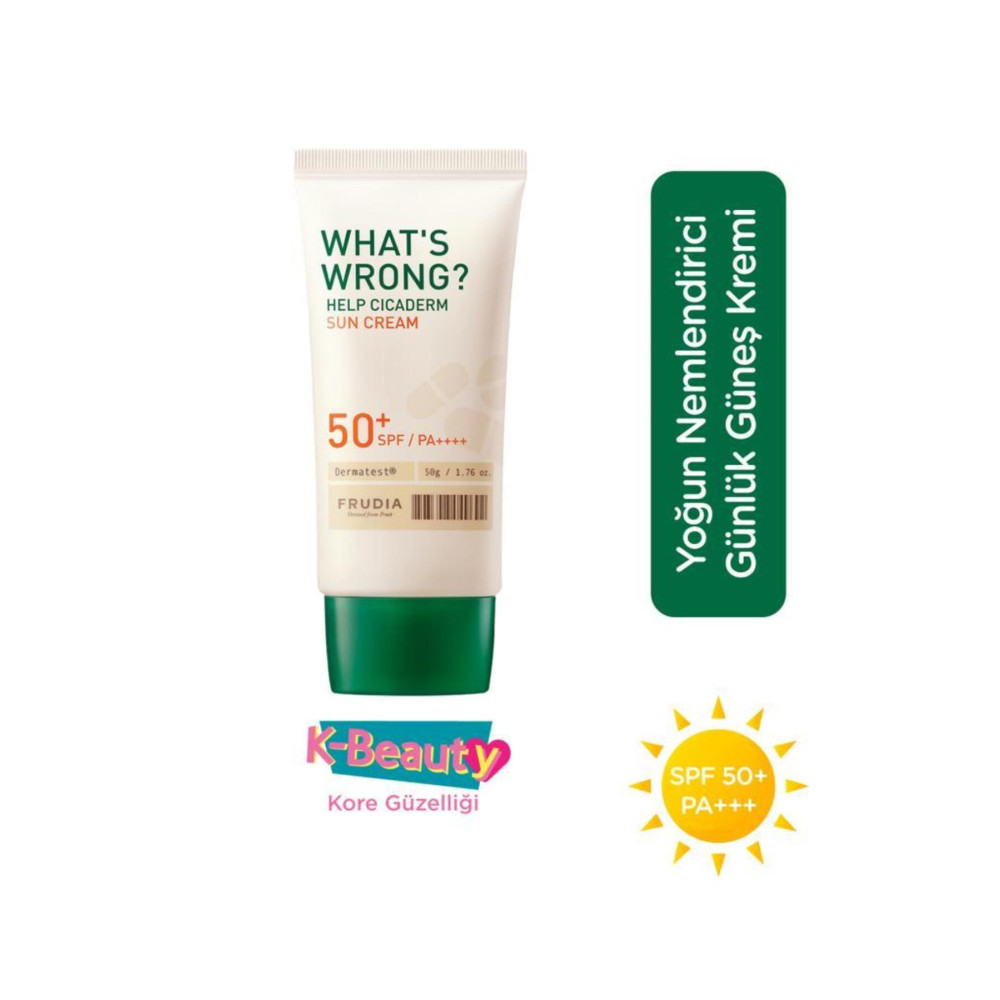 FRUDIA Whats Wrong Cicaderm Güneş Kremi Spf50 50 g Güneş Kremleri ve Losyonları Fiyatı