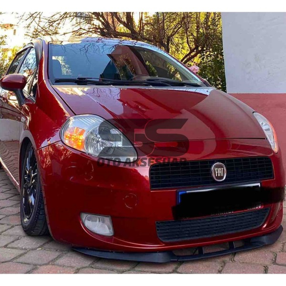 Fruens Fiat Punto Cupra R Uyumlu Ön Lip Mat Siyah Ön Tampon Lip Oto Boyaları Fiyatı