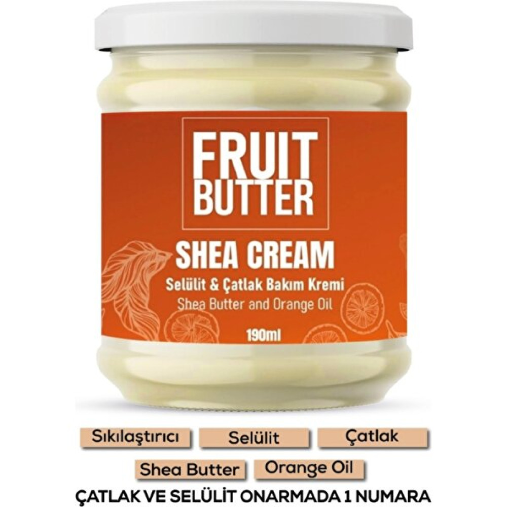 Fruıt Butter Shea Gel Selülit ve Çatlak Bakım Kremi Vücut Sıkılaştırıcı ve İncelticiler Fiyatı