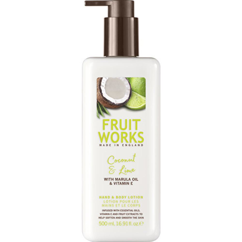 Fruit Works Coconut & Lime El ve Vücut Losyonu 500 ml Nemlendiriciler Fiyatı