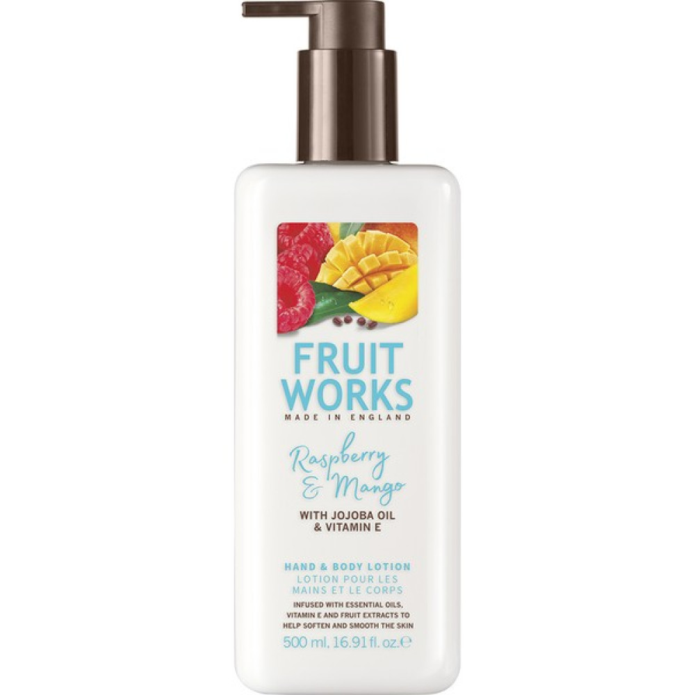 Fruit Works Rasberry & Mango El ve Vücut Losyonu 500 ml Nemlendiriciler Fiyatı