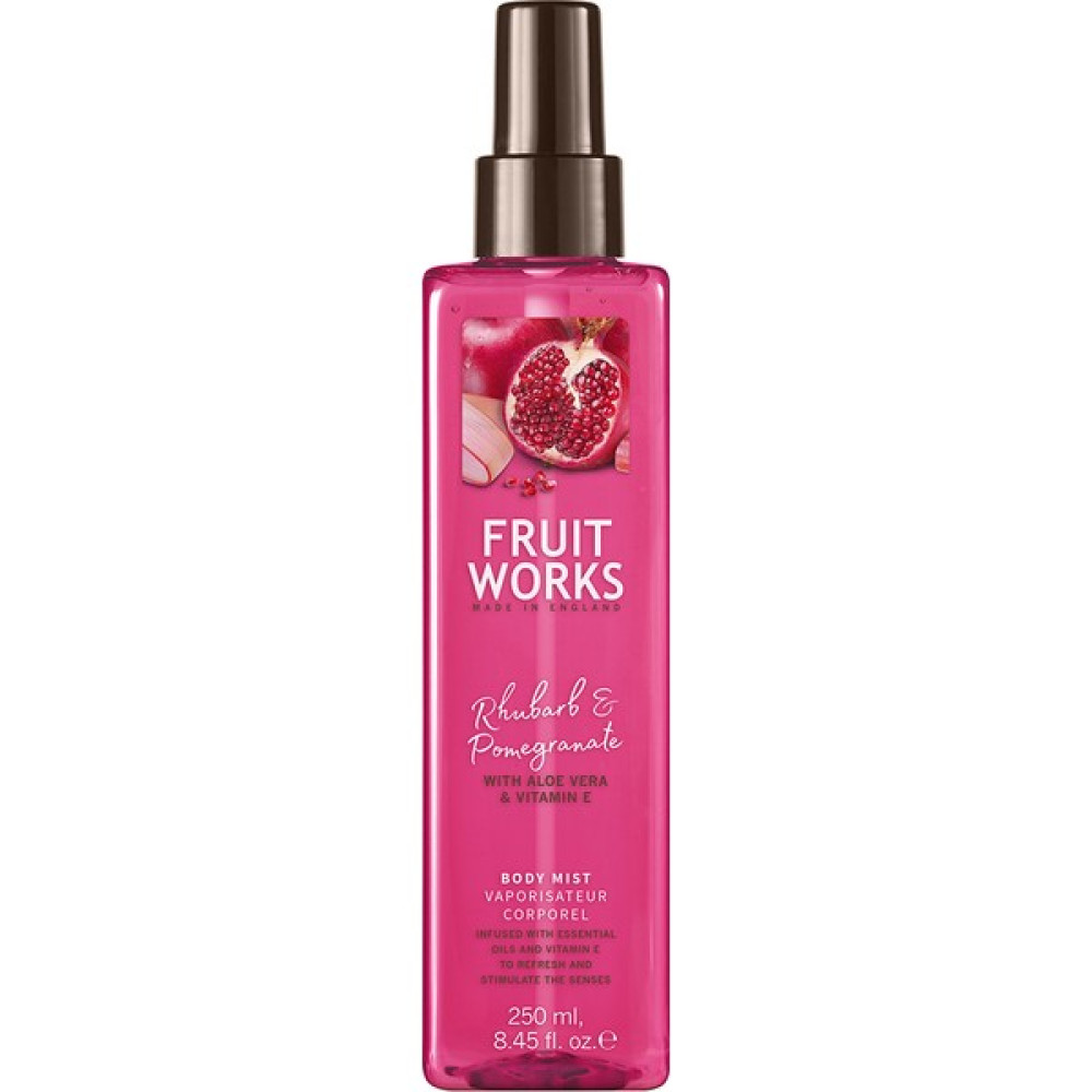 Fruit Works Rhubarb & Pomegranate Vücut Spreyi 250 ml Kadın Parfümleri Fiyatı