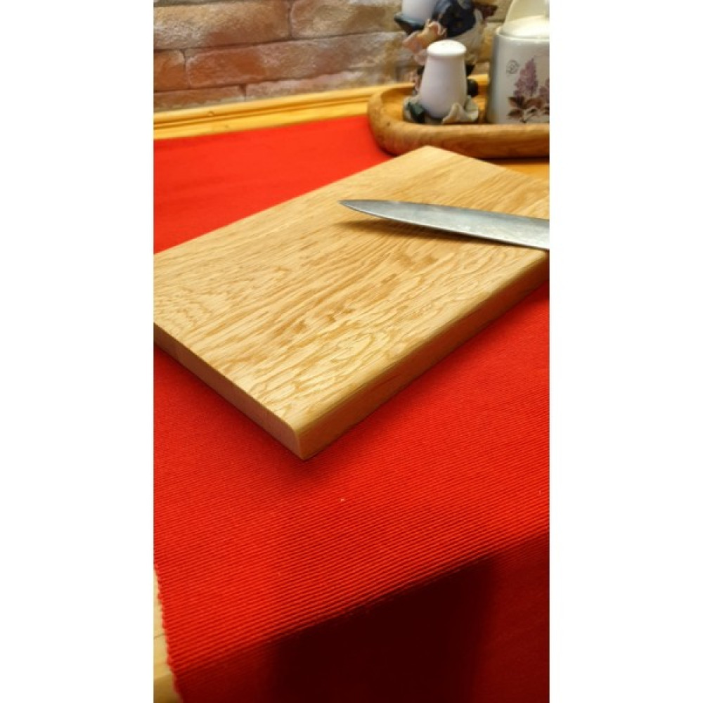 F&S WoodArt Ahşap 34 X20 cm Özel Kenar Kesme Sunum Et Ekmek Doğrama Tahtası Kesme Tahtaları / Kesim Tablaları Fiyatı