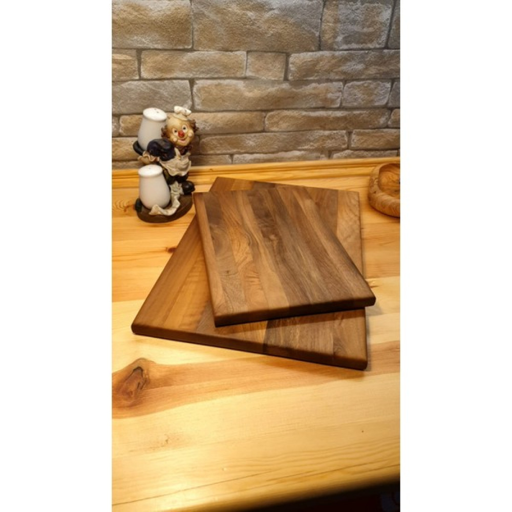 F&S WoodArt Ahşap Mutfak Kesme Sunum Et Ekmek Doğrama Tahtası 2'li Kesme Tahtaları / Kesim Tablaları Fiyatı