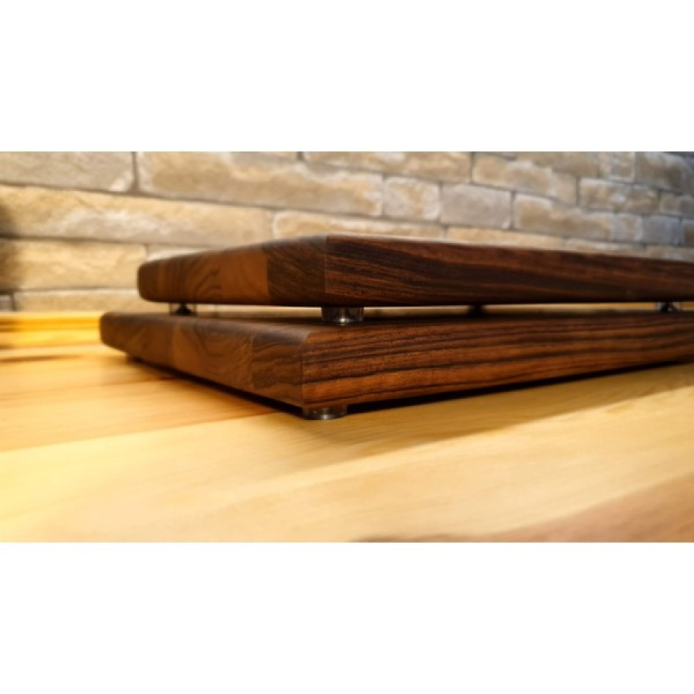F&S WoodArt Ceviz Ağacı Ahşap Kesme Sunum Et Ekmek Doğrama Tahtası 2'li Kesme Tahtaları / Kesim Tablaları Fiyatı