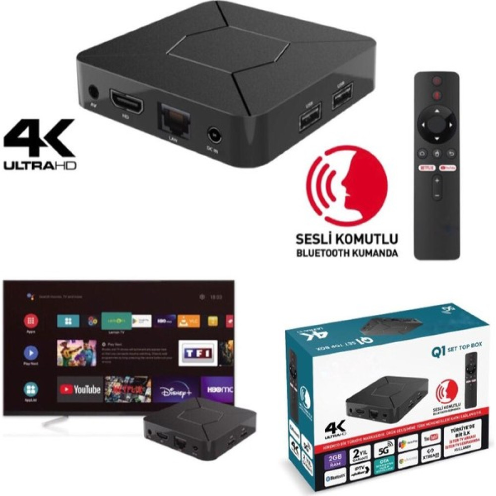 FS1PRO Teknoloji 4K Android Tv Box Air Q1 Pro - Medya Oynatıcı / Yeni Nesil Android Tv - Google Asistan Sesli Komut 4K Android Tv Box Air Q1 Pro - Medya Oynatıcı / Yeni Nesil Android Tv - Google Asistan Sesli Komut Oto Boyaları Fiyatı
