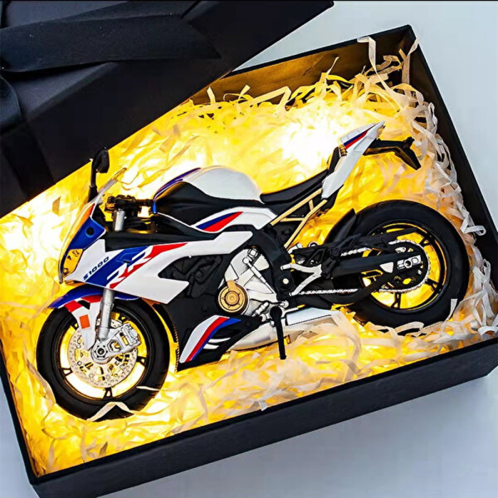 Fsfyb 1/12 Kawasaki H2R Simülasyon Alaşım Motosiklet Modeli Çocuk Pürüzsüz Oyuncak Motosiklet Modeli Bmw Beyaz Hediye Kutusu (Yurt Dışından) - Renkli Oyuncak Araç Fiyatı