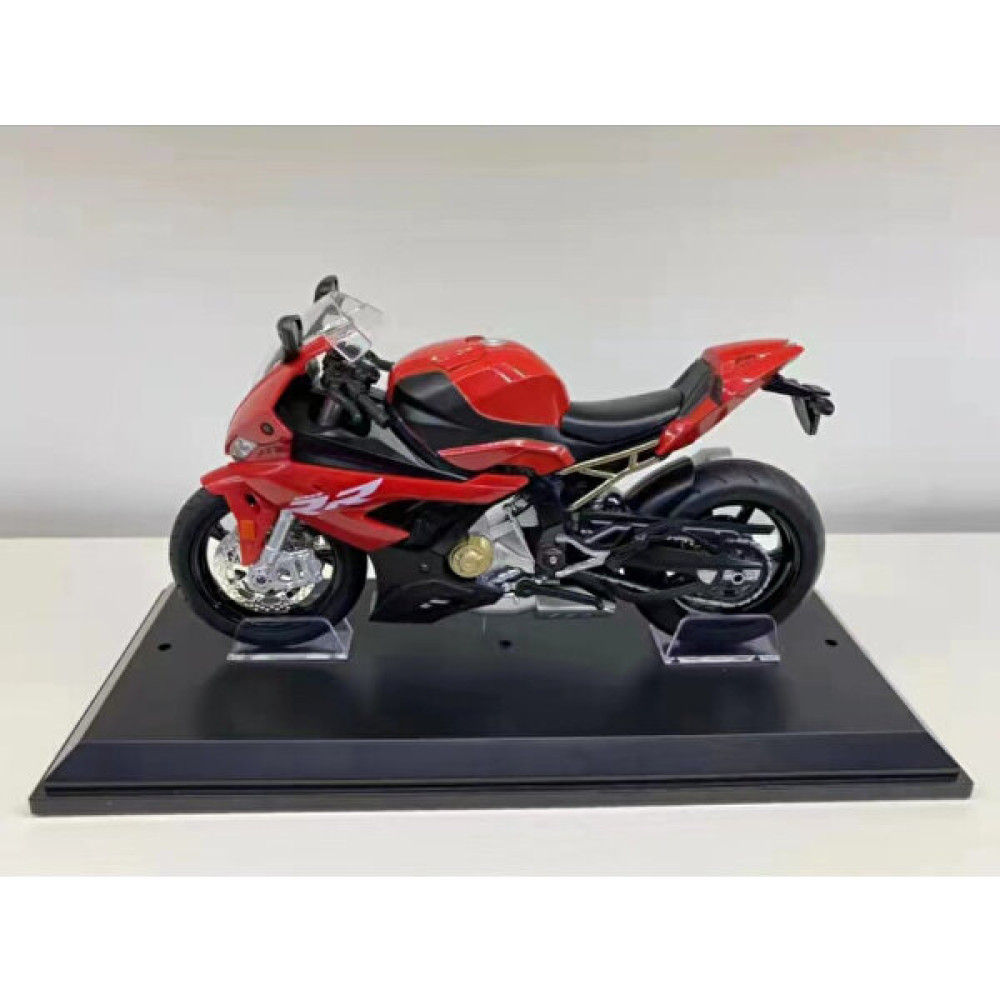 Fsfyb 1/12 Kawasaki H2R Simülasyon Alaşım Ses ve Işık Motosiklet Ninja Modeli Çocuk Oyuncak Süsler Bmw Kırmızı + Taban (Yurt Dışından) - Renkli Oyuncak Araç Fiyatı