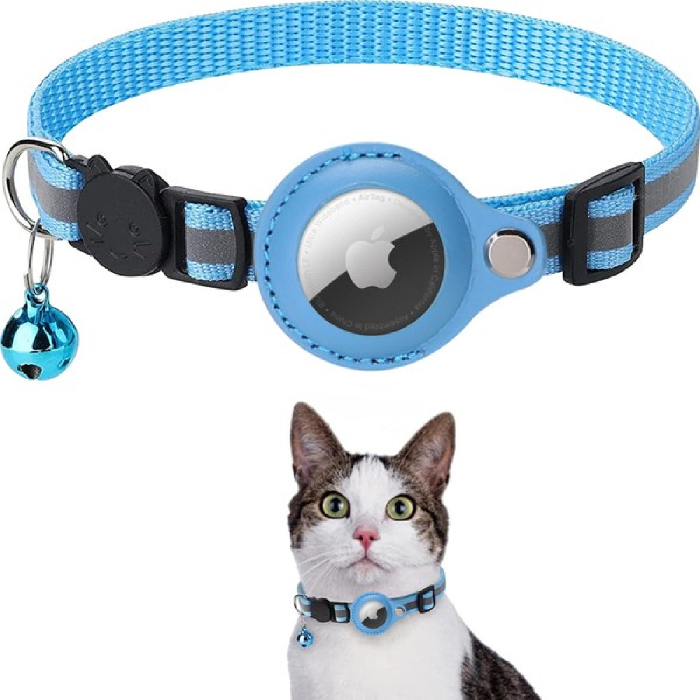 Fu Shang Airtag Tracker Kedi Çan Tasması (Yurt Dışından) - Mavi Evcil Hayvan Ürünleri Fiyatı