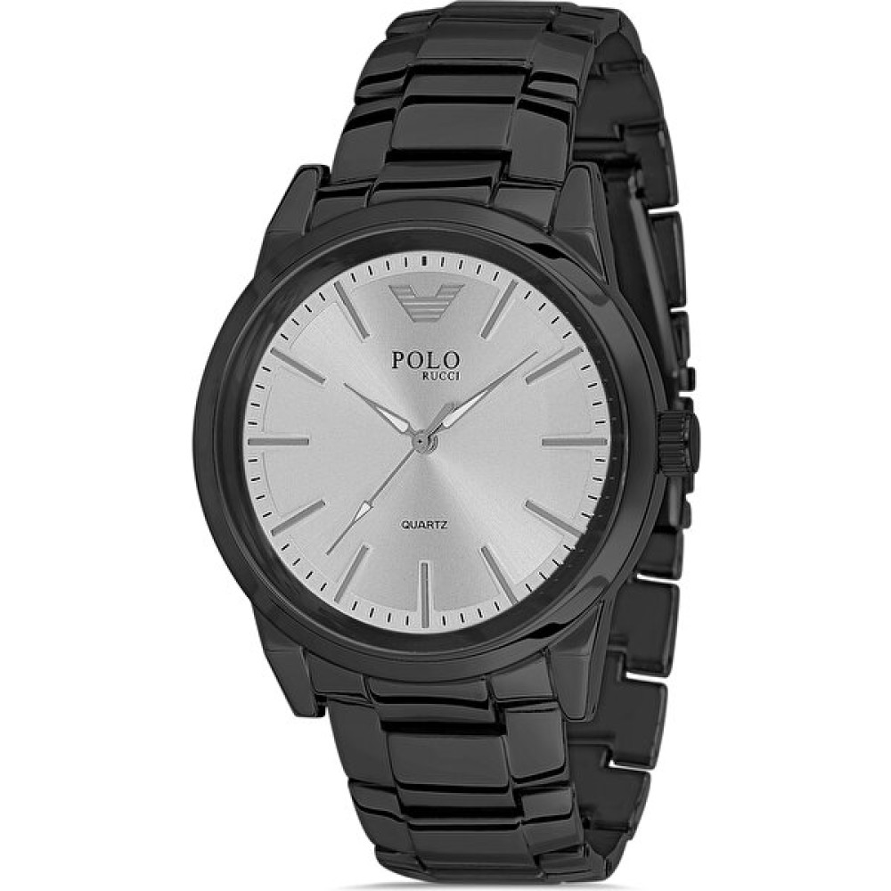 Fubena Polo Rucci Metal Kordonlu Erkek Kol Saati FBN2284X - Siyah - Beyaz Kol Saatleri Fiyatı