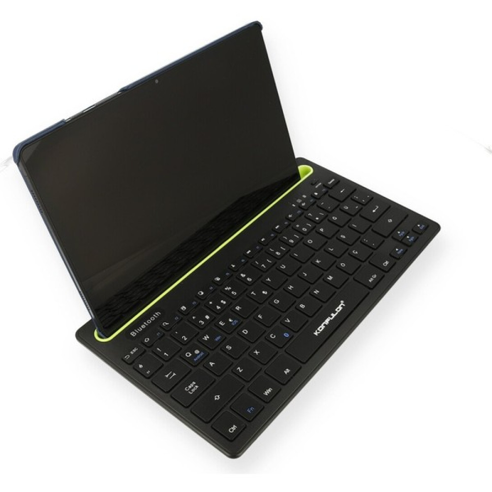 Fuchsia Android, Ios, Windows, Mac, Linux Uyumlu Bluetooth 5.0 Klavye Konfulon V4 Standlı Türkçe Q Klavye - Siyah Oyuncu Klavyesi Fiyatı