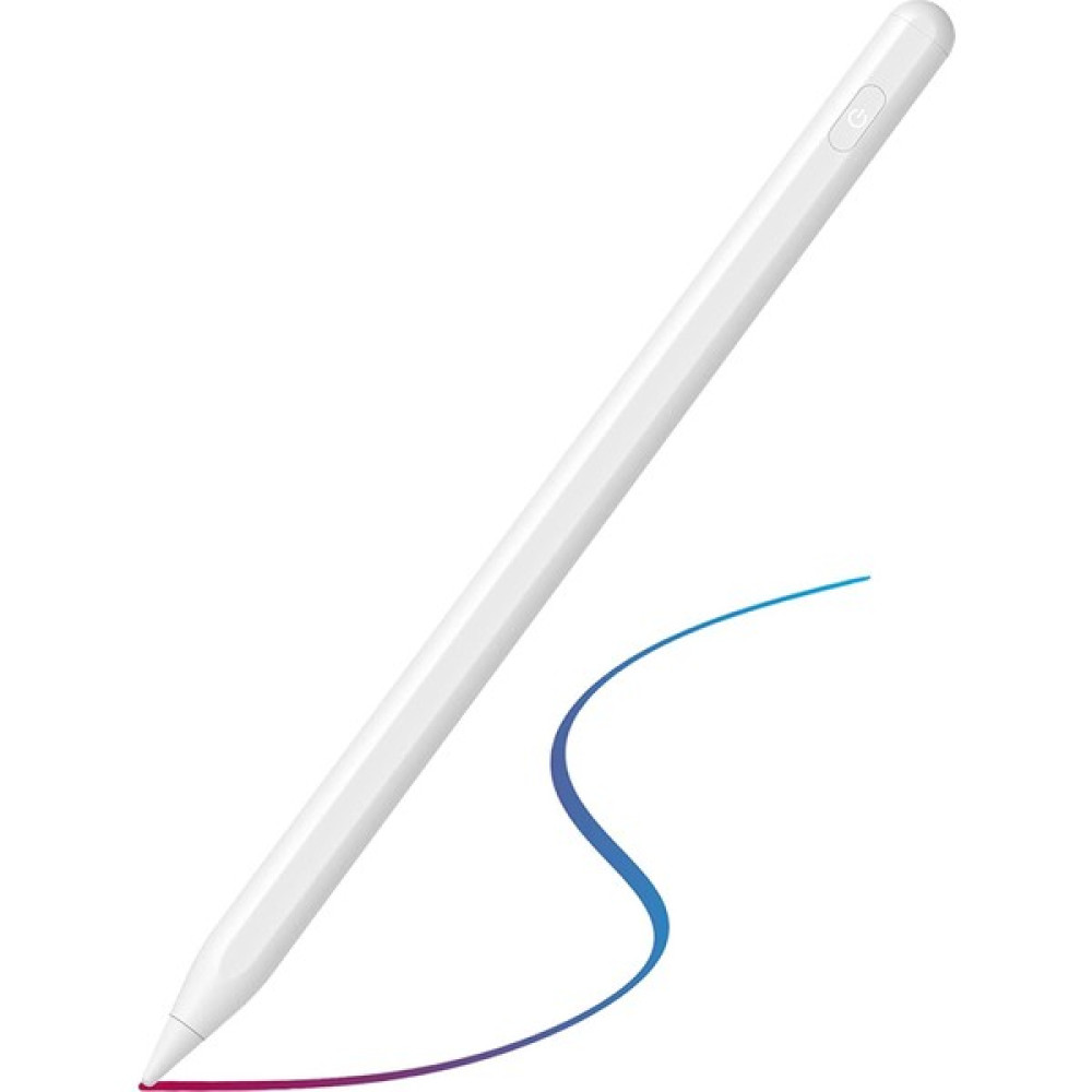 Fuchsia Apple iPad Pro 12.9 Inç 3.4. Nesil Uyumlu Avuç Içi Algılamayan Eğimle Çizim Kalınlığı Değişen Stylus Kalem - Beyaz Tablet Aksesuarı Fiyatı