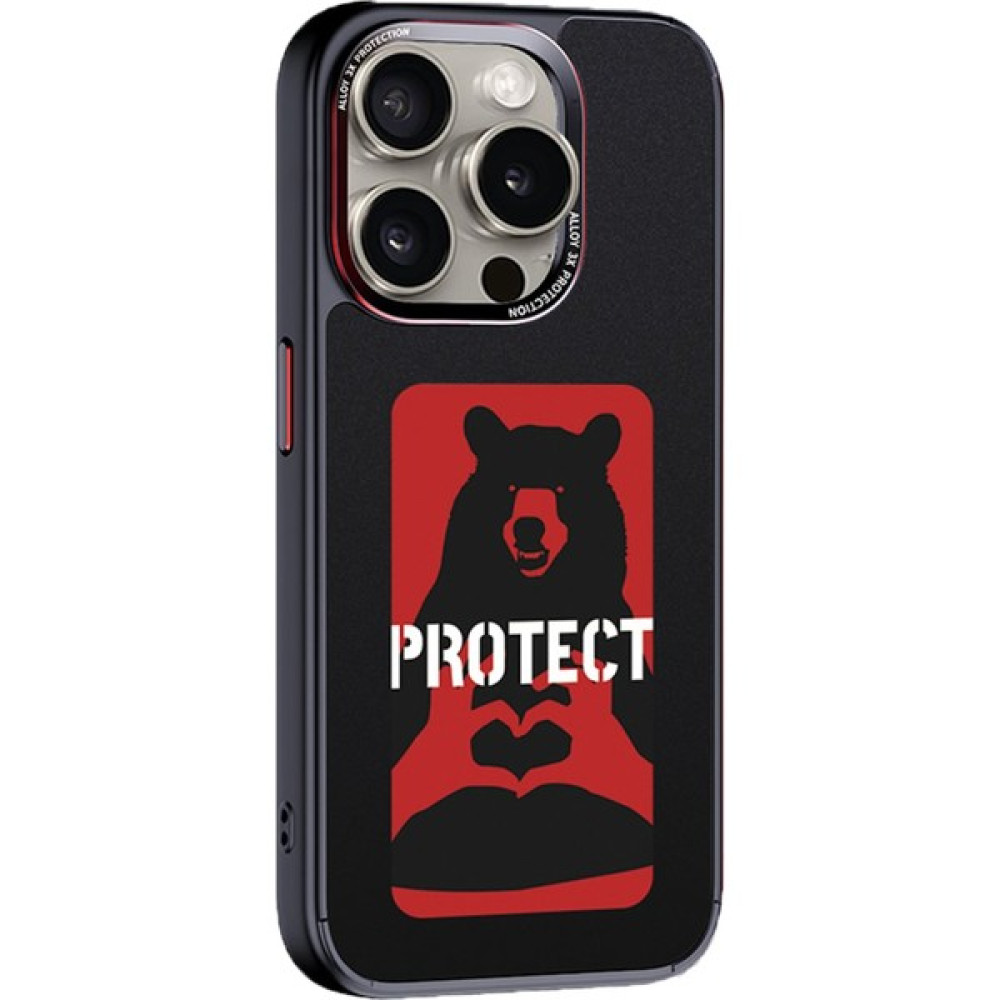 Fuchsia Apple iPhone 15 Pro Uyumlu Fuchsia Nfc Smart Case Akıllı Arka Kapak - Siyah Cep Telefonu Kılıfı Fiyatı