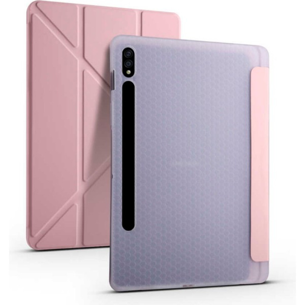 Fuchsia Galaxy Tab S9 Fe 10.9 Inç Uyumlu Kalem Bölmeli Tablet Kılıf SM-X510NLGATUR-SM-X510NLIATUR-SM-X510NZAATUR-SM-X510NZSATUR - Rose Gold Tablet Kılıfı Fiyatı