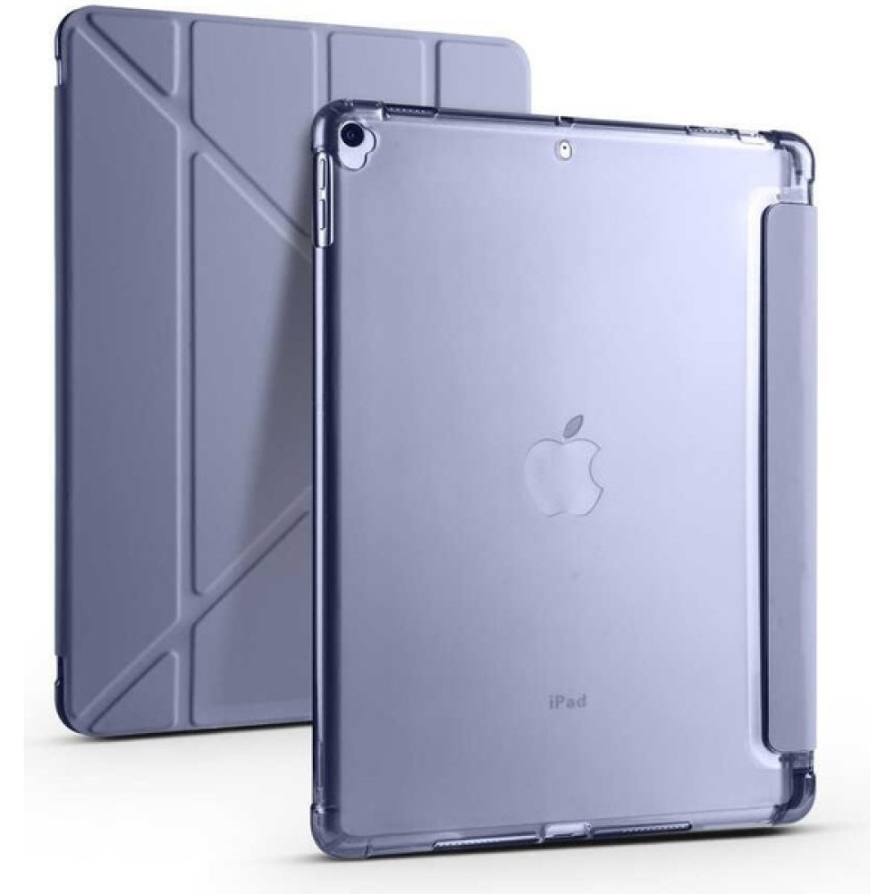 Fuchsia Ipad Uyumlu 10.2 Inc 9. Nesil Kılıf Kalemlikli Premium Standlı Katlanabilir Kılıf - Mor Tablet Kılıfı Fiyatı